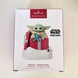 Hallmark Keepsake The Mandolorian Grogu Christmas Ornament